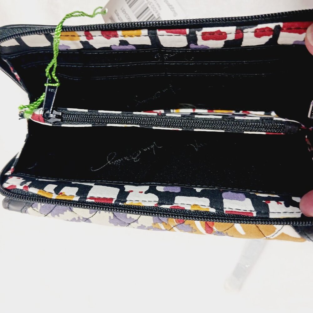 NWT Vera Bradley Ultimate Wristlet Wallet - Painted Feathers (Retired) Versatile - Picture 13 of 15